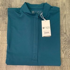 Figs Rafaela - Mandarin collar scrub top XS